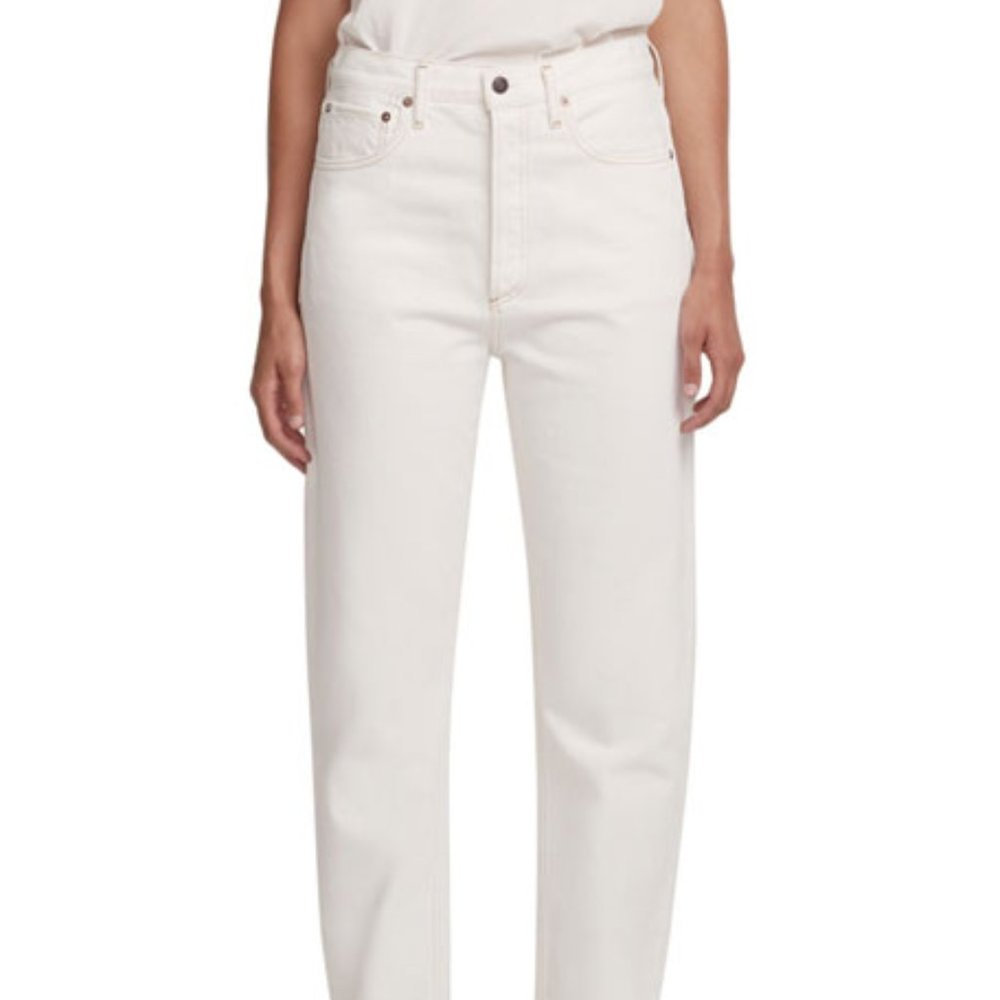 AGOLDE 90s Pinch Waist White Jeans